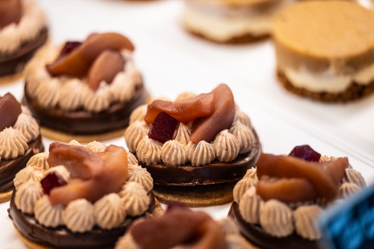 Tartelettes au chocolat et à la crème